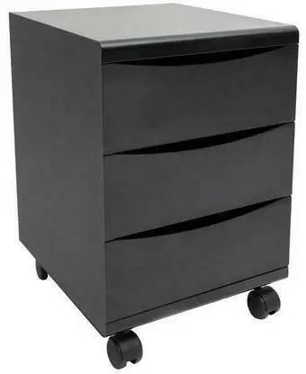 Rollcontainer in Schwarz