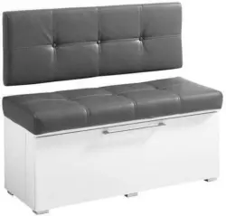 Garderobenbank 'Reno' , weiß