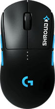 LOGITECH G PRO Wireless Shroud - Mouse da gaming (Nero/blu/bianco)