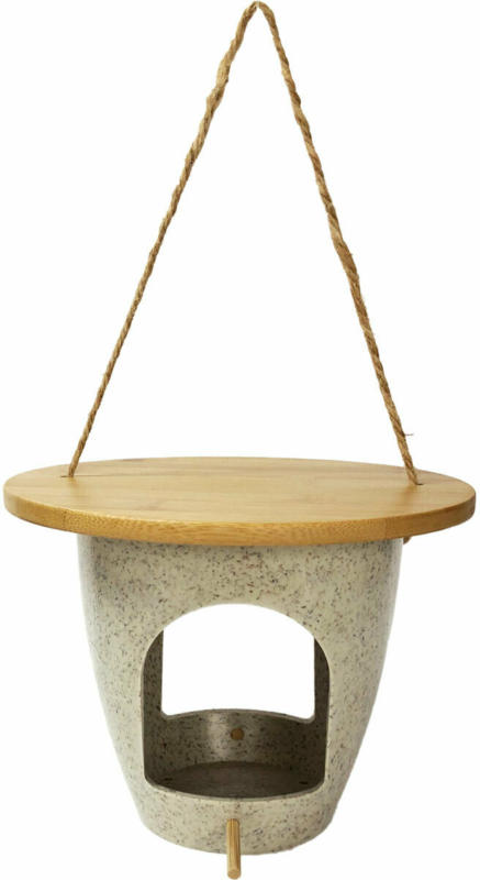 Futterspender „Eco“, 18x13,8x18 cm, braun