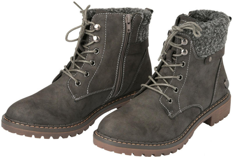 Damen Chelsea Boots mit Fellimitat (Nur online)