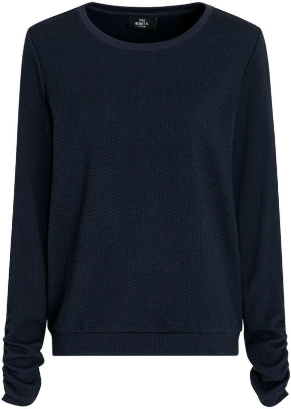 Damen Shirt mit strukturiertem allover Muster