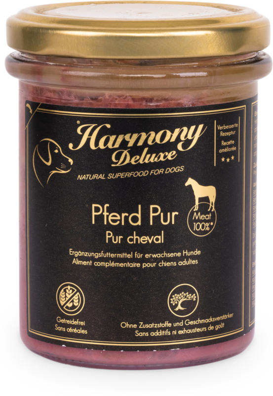 Harmony Dog Deluxe Pferd Pur 6x200g