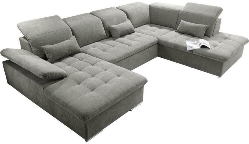 Wohnlandschaft Mit Schlaffunktion Wayne, Webstoff