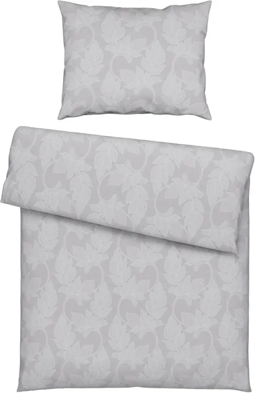 Bettwäsche Emilie in Grau ca. 140x200cm