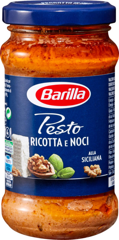Barilla Pesto alla Siciliana Ricotta / Noci Barilla, 190 g