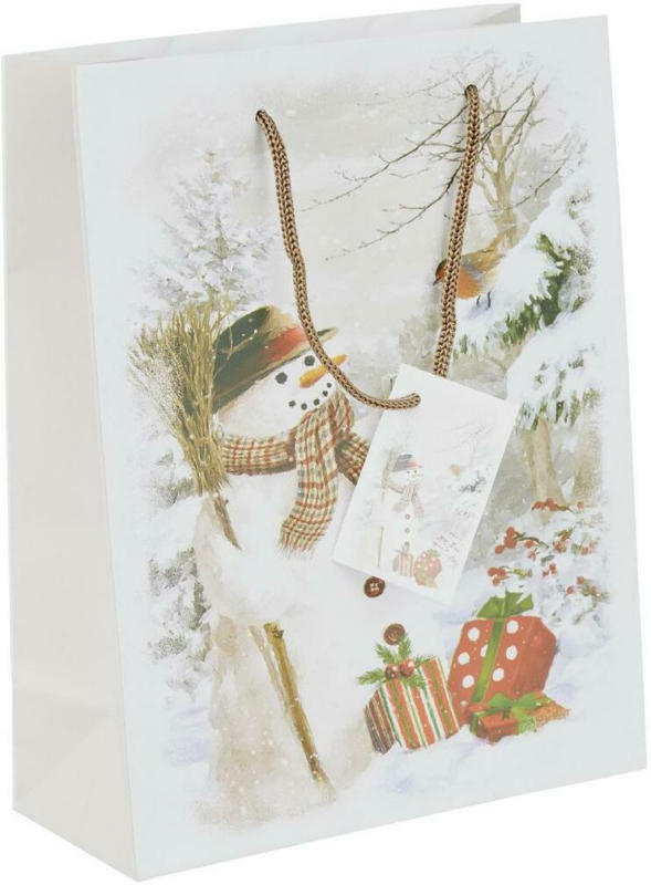 Geschenktasche Schneemann