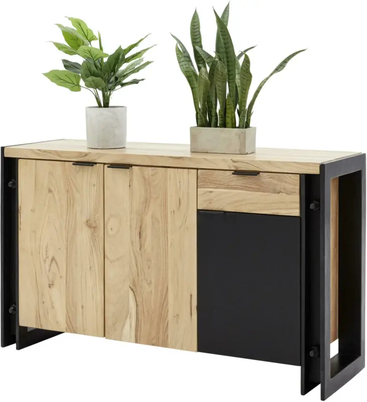 Sideboard in Naturfarben Massiv