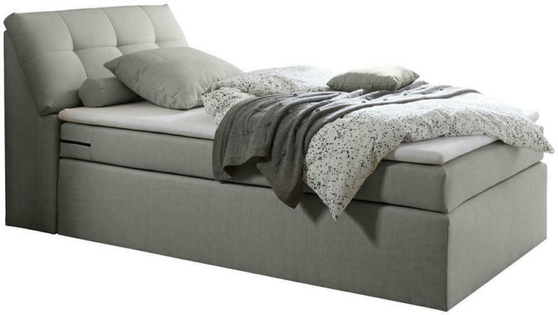 Boxspringbett 120/200 cm in Silberfarben