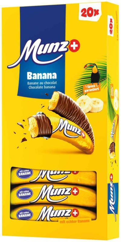 Munz Mega Pack Banane 20 x 19 g -