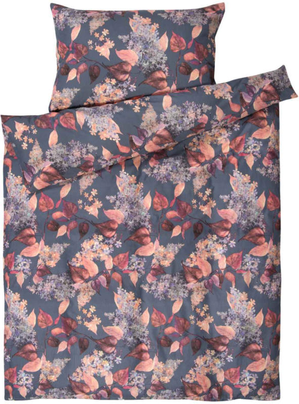 Bettwäsche mit Blüten und Blätter - (Preis für kleinste Grösse)
