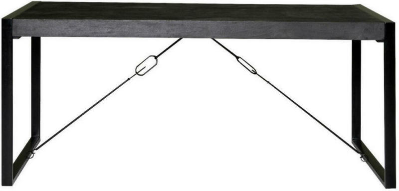 Esstisch in Holz, Metall 200/100/76 cm