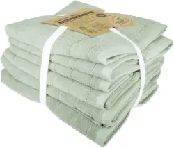 Frottierset Caithana Bio-Baumwolle in Gr&uuml;n