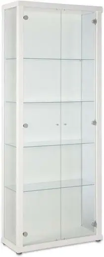 Vitrine in Weiß