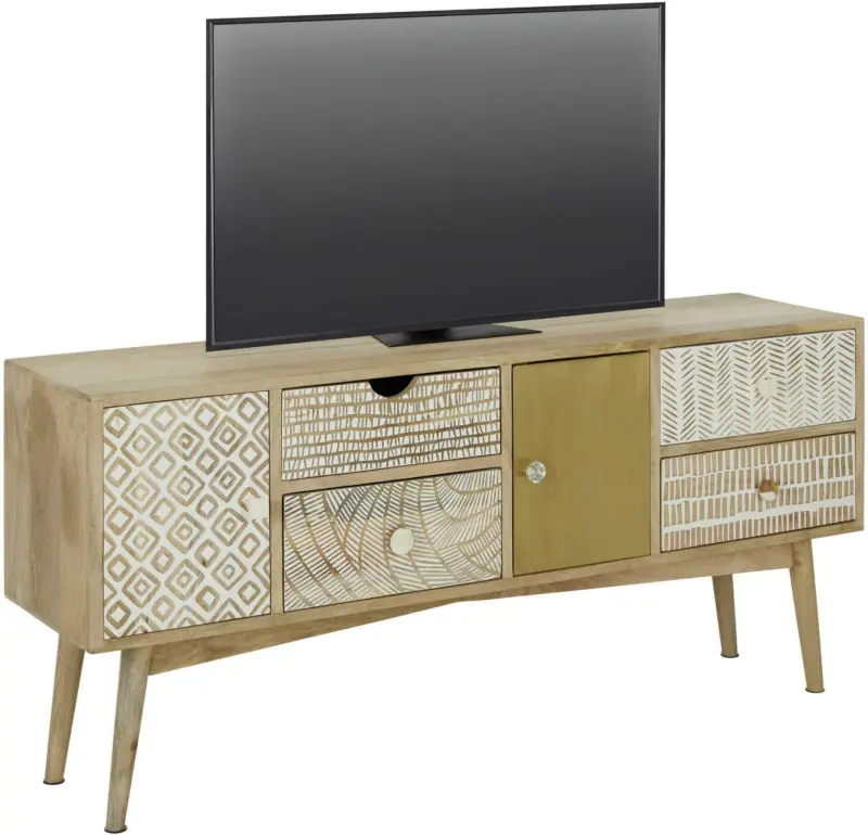 Lowboard aus Mangoholz massiv