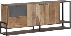 Lowboard in Braun/Anthrazit