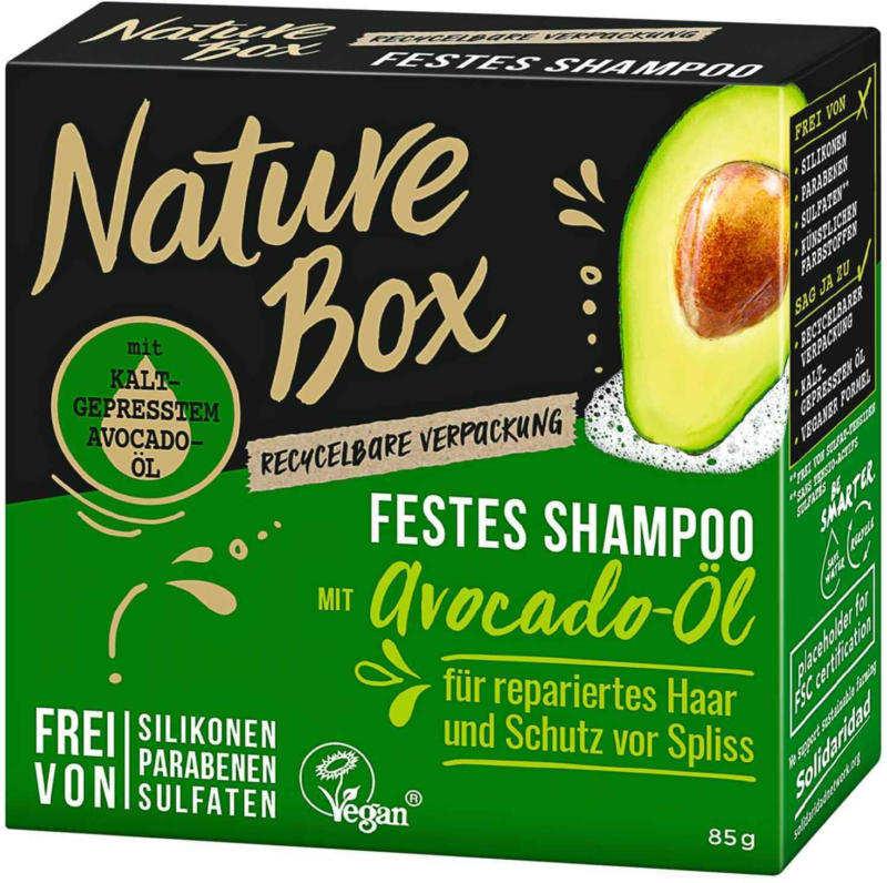Nature Box Shampoo solido avocado 85 g -
