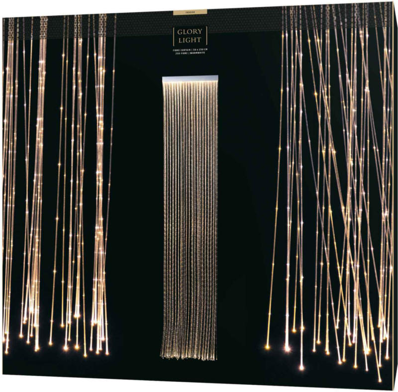 LED Vorhang 50 x 250 cm weiss -