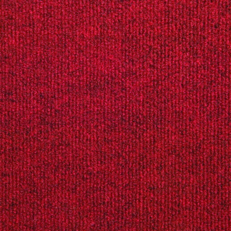 Teppichfliese Rex 50x50 cm, Rot