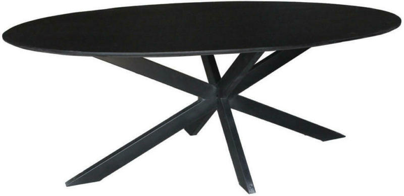 Couchtisch in Holz, Metall 130/70/40 cm