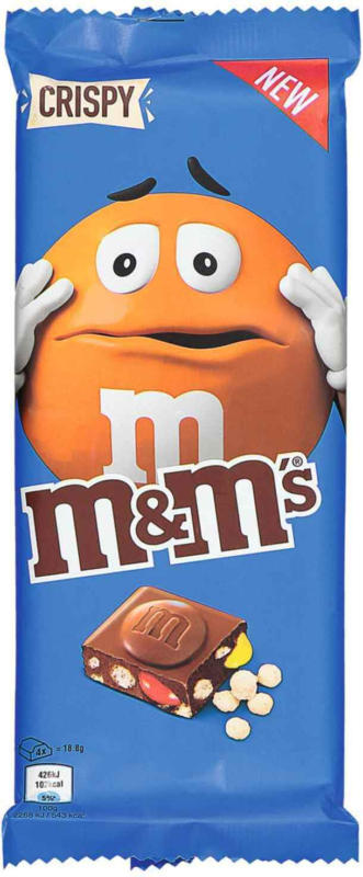 M&M's Tafel Crispy 150 g -