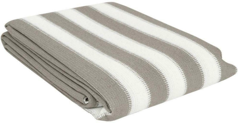 Sichtschutz Sylt 0,9x5m Grau/Weiss