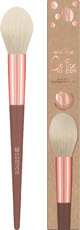 essence cosmetics Highlighter Pinsel Coffee to glow scented highlighter brush