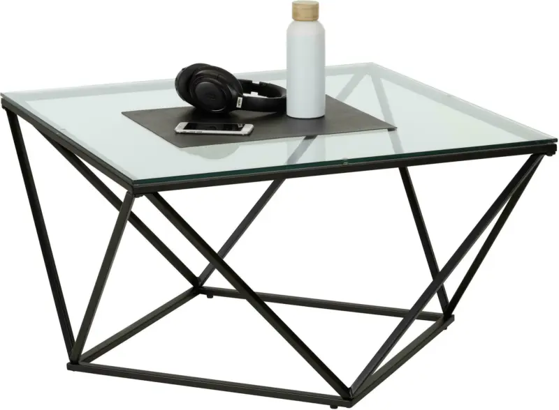 Couchtisch in Schwarz ca. 80x45x80cm