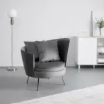 mömax Cocktailsessel 'Cherie', dunkelgrau