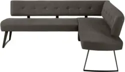 Eckbank in Dunkelgrau ca. 220x170cm