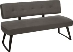 Sitzbank in Dunkelgrau ca. 160cm