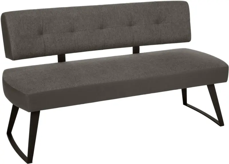 Sitzbank in Dunkelgrau ca. 160cm