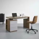 mömax Dornbirn - Ihr Trendmöbelhaus in Dornbirn Schreibtisch 'Lovino' ca. 135x59 cm, dunkle Eiche