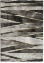 mömax Spittal a. d. Drau Handwebteppich Platon 2 in Grau/Gold ca. 120x170cm