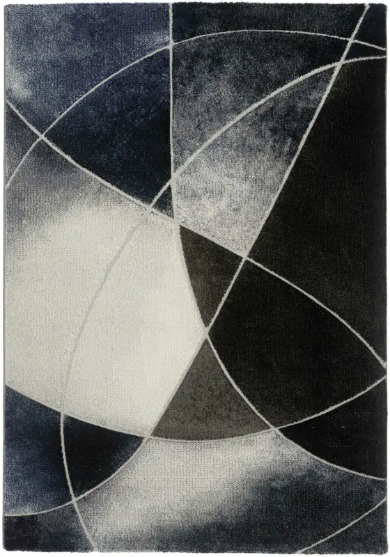 Webteppich Diamond 2 in Blau ca. 120x170cm