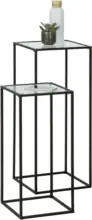 mömax Dornbirn - Ihr Trendmöbelhaus in Dornbirn Blumensäule Arne in Schwarz, 2er Set