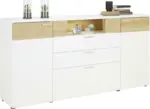 mömax Dornbirn - Ihr Trendmöbelhaus in Dornbirn Sideboard in Weiß/Eichefarben
