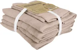 Handtuch Set Caithana Bio Baumwolle in Rostfarben, 6Stk.