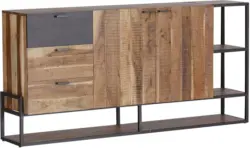 Sideboard in Braun/Anthrazit