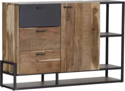 Sideboard in Braun/Anthrazit