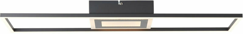 Brilliant LED-Deckenleuchte Besson Metall/Kunststoff Grau 5 cm x 75 cm x 21,5 cm