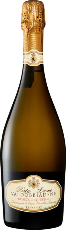 Porta Leone extra dry Prosecco Valdobbiadene DOCG, Vénétie, Italie, 75 cl