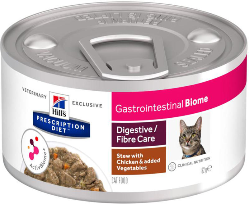 Hill's VET Katze Prescription Diet Gastrointestinal Biome Ragout mit Huhn & Gemüse 24x82g