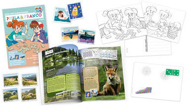 «Phila & Franco» Briefmarkenset für Kinder, DE, 4/21