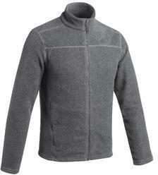 Fleecepullover Bergwandern MH120 Herren grau