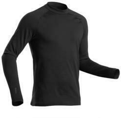 Skiunterwäsche Funktionsshirt 500 Herren schwarz