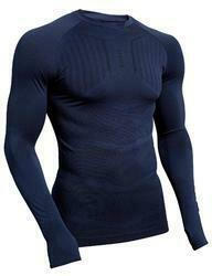 Funktionsshirt langarm Keepdry 500 Erwachsene dunkelblau