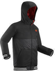 Snowboardjacke Skijacke 100 Kinder schwarz