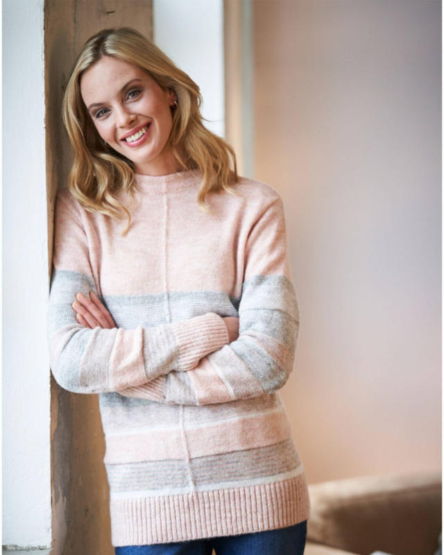 Damen-Pullover mit Cashmere-Effekt