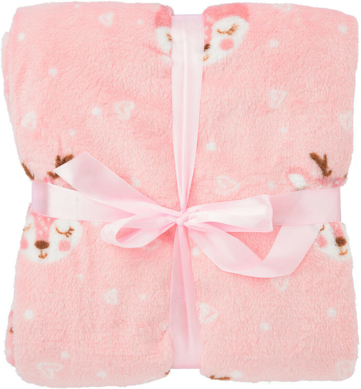 Kuscheldecke mit Reh-Allover (Nur online)